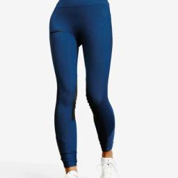 FOUGANZA Midnight Blue Plain Leggings-13