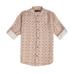 Cavio Kids Multicolor Cotton Printed Full Sleeves Shirt-image-71
