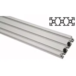 FlexLink Silver Aluminium Profile Strut 22 x 66 mm 5.6 mm Groove 1000 mm Length, XDBM 1X22X66-picture-31