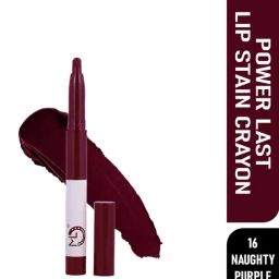 Matt Look Power Last Lip Stain Crayon 16 Naughty Purple - 1.3 gm-78