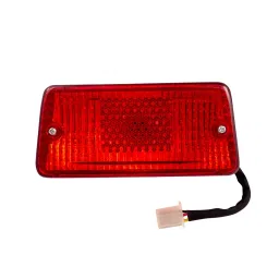Deutsche Tail Light Fit for Tvs Suzuki Max-100 Halogen Brake Light for Bike (Red) Oem Replacement Part-DEUS-3500-12