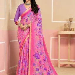 Panzora Floral Printed Saree-picture-14