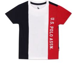 U.S. Polo Assn. Kids Multicolor Color Block T-Shirt-image-72