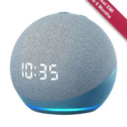 Amazon Echo Dot (4th Gen) Next Gen Smart Speaker with Powerful Bass, LED Clock and Alexa, Blue-image-56