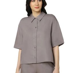 Triumph Grey Plain Night Shirt-picture-29