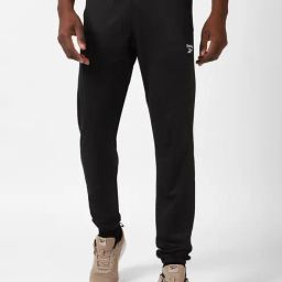 Reebok Black Slim Fit Sports Joggers-picture-7