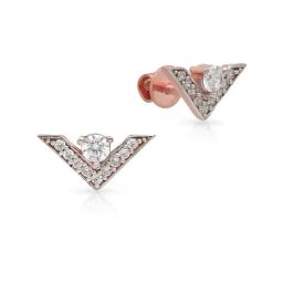 Malabar Gold & Diamonds BIS Hallmark (750) 18k Rose Gold Earring For Women-image-44
