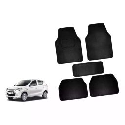 Auto Pearl CMBK01 Polyester Standard Mat for Maruti 800 (Black)-13