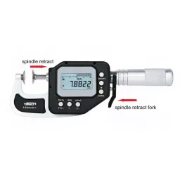Insize 0-25 mm Range High Precision Digital Disk Micrometer with Data Interface, 3353-25-image-3
