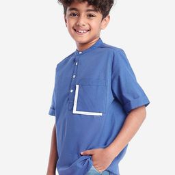 BONKIDS Boys Opaque Casual Shirt-image-12