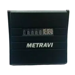 Metravi Digital Hour Meter 46x46 mmsq Black, NE 045/7-11