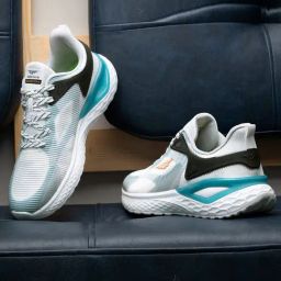 Red Tape Men's White Walking Shoes-image-1