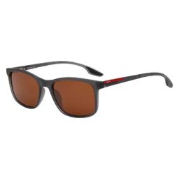 Ted Smith Brown UV Protection Wayfarer Unisex Sunglasses-14