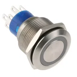 RS PRO Illuminated Push Button Switch Momentary 22.2 mm DPDT Green LED 250 V AC, 1759248-image-90