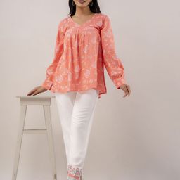 Handish Floral Print Top-image-79