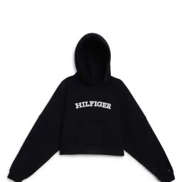 Tommy Hilfiger Kids Blue Graphic Full Sleeves Hoodie-image-66