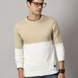 BLACK BUCK Men Colourblocked Pullover-image-102