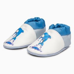Elves the Shoemakers Dolphins Designed Booties - Blue-image-48