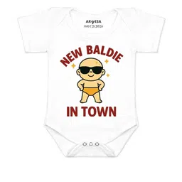 arvesa New Baldie in The Town Printed Romper-picture-1