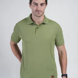 John Peters Men Bio Finish Solid Polo Collar T-shirt-picture-16