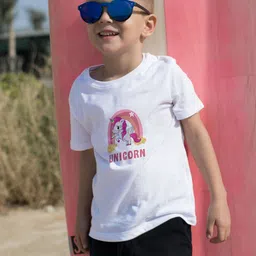 Pranava Boys Printed Organic Cotton Applique T-shirt-image-50