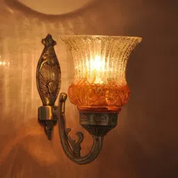 Fos Lighting Antique Brass Lustrous Single Wall Light (Bulb not included) - Set of 1-image-17