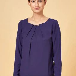 Annabelle by Pantaloons Purple Regular Fit Top-image-62