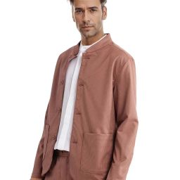 Rare Rabbit Rust Regular Fit Stripes Jacket image 3
