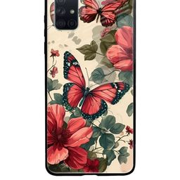 QRIOH Floral Printed Samsung Galaxy A51 Back Case Mobile Accessories-picture-4