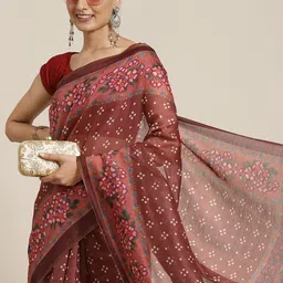 KALINI Ethnic Motifs Zari Saree-picture-8