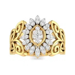 PC Jeweller Audris 18k Gold Ring for Women-image-9