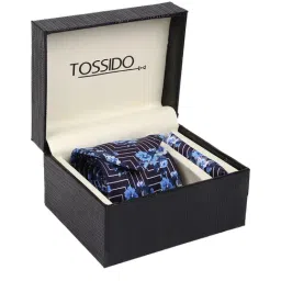 Tossido Multi Printed Necktie and Pocket Square Set For Men-picture-3