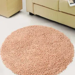 Saral Home Beige Cotton 1560 GSM Bath Mat - Set of 1-image-84