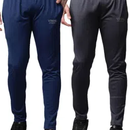 Vimal Jonney Multi Slim Fit Trackpants-image-81