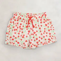 Cherry Crumble By Nitt Hyman Kids Multicolour Cotton Printed Shorts-image-23