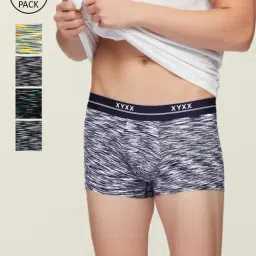 XYXX Multicolor Heathered Trunks - Pack of 5-picture-11