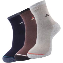 Dollar Multi Cotton Free Size Printed Socks - Pack of 3-image-58