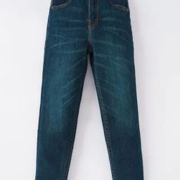 Ed-a-Mamma Boys Blue Cotton Washed Jeans-image-57