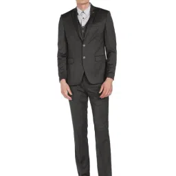AD by Arvind Grey Notch Lapel 3 - Piece Suit-image-40