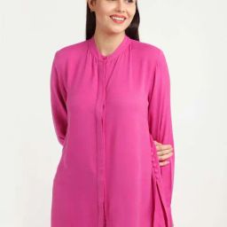 Zink London Pink Regular Fit Shirt-picture-17