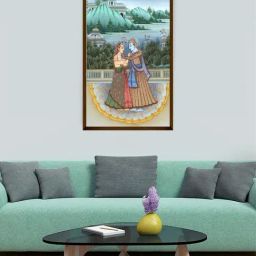 The Art House Abstract Multicolor Canvas Painting-picture-45