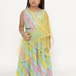 READIPRINT FASHIONS Kids Multicolor Embellished Lehenga, Choli with Dupatta-image-33