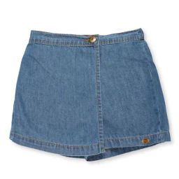 Kiddopanti Kids Blue Solid Denim Shorts-image-57