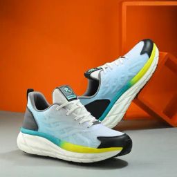 OFF LIMITS Men's VIKING White, Light Blue & Black Running Shoes-32