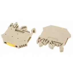 RS PRO Brown DIN Rail Terminal Block 0.5-5 mm² Screw Termination, 815723-18