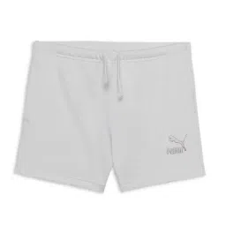 Puma Kids BETTER CLASSICS White Cotton Logo Shorts - Assorted-image-83