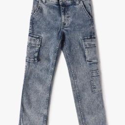 GAP Boys Blue Cotton Solid Jeans-image-29