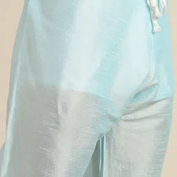 SOJANYA Mandarin Collar Regular Kurta With Churidar & With Nehru Jacket image 4