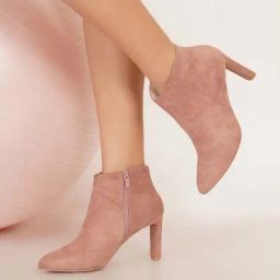 Sherrif Women's Nude Casual Booties-image-22