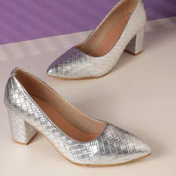 Lavie Textured Party Block Pumps-30